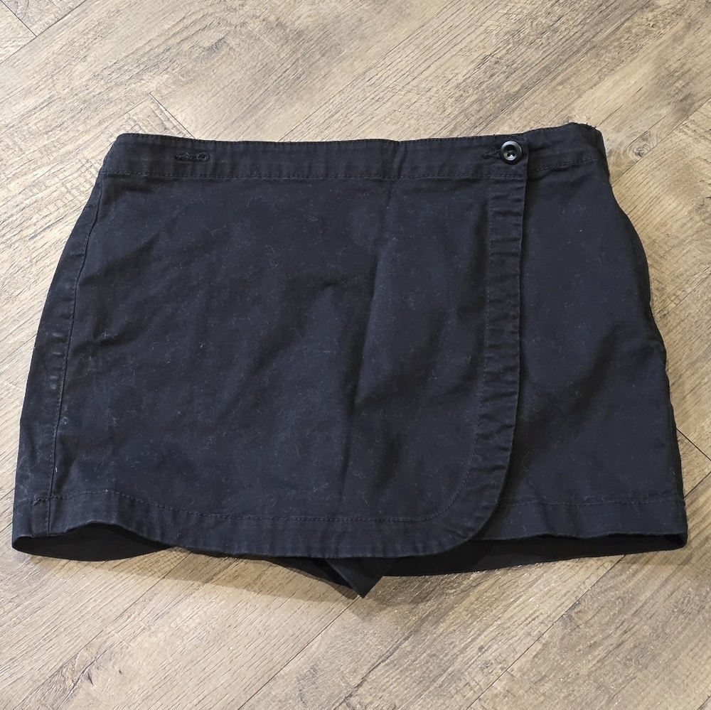 Wild Fable Women's Black Wrap Skort Size 8